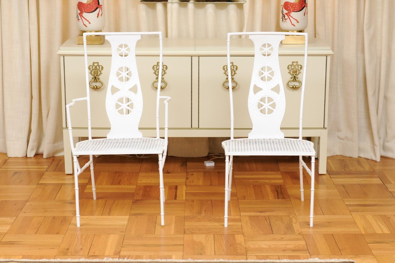 American Incomparable Set of 12 Montego Dining Chairs by John Salterini, circa 1960 For Sale