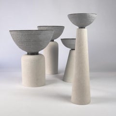 Incontri Fondativi 4B Vaso in marmo e cemento