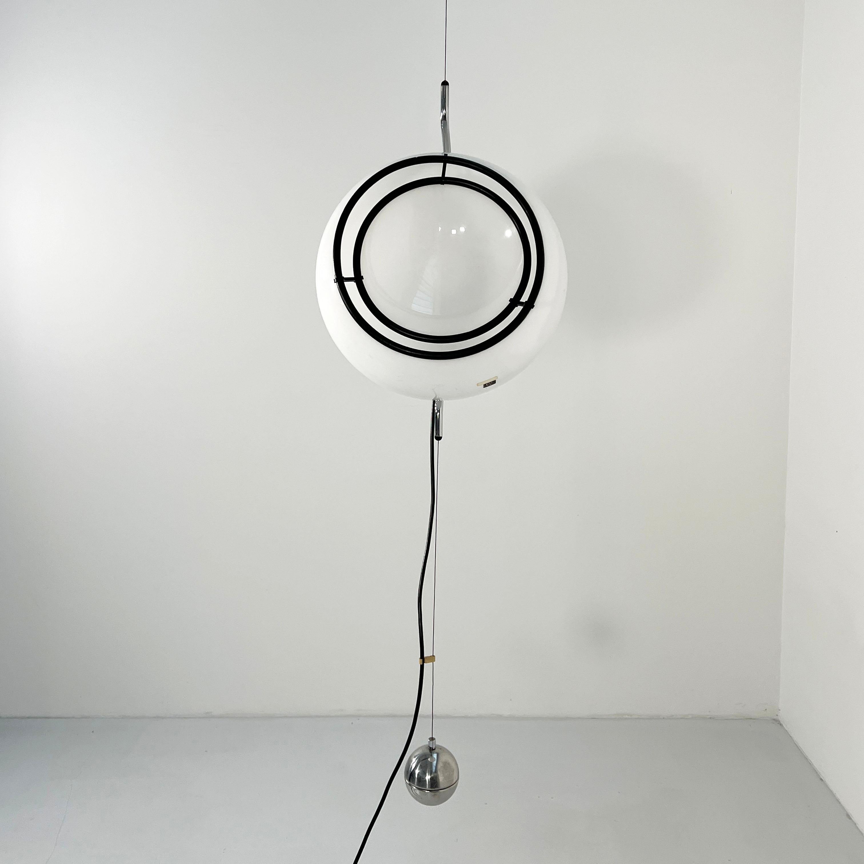 Metal Incontro 4513 Hanging Lamp by Studio 6G for Harvey Guzzini, 1970s For Sale