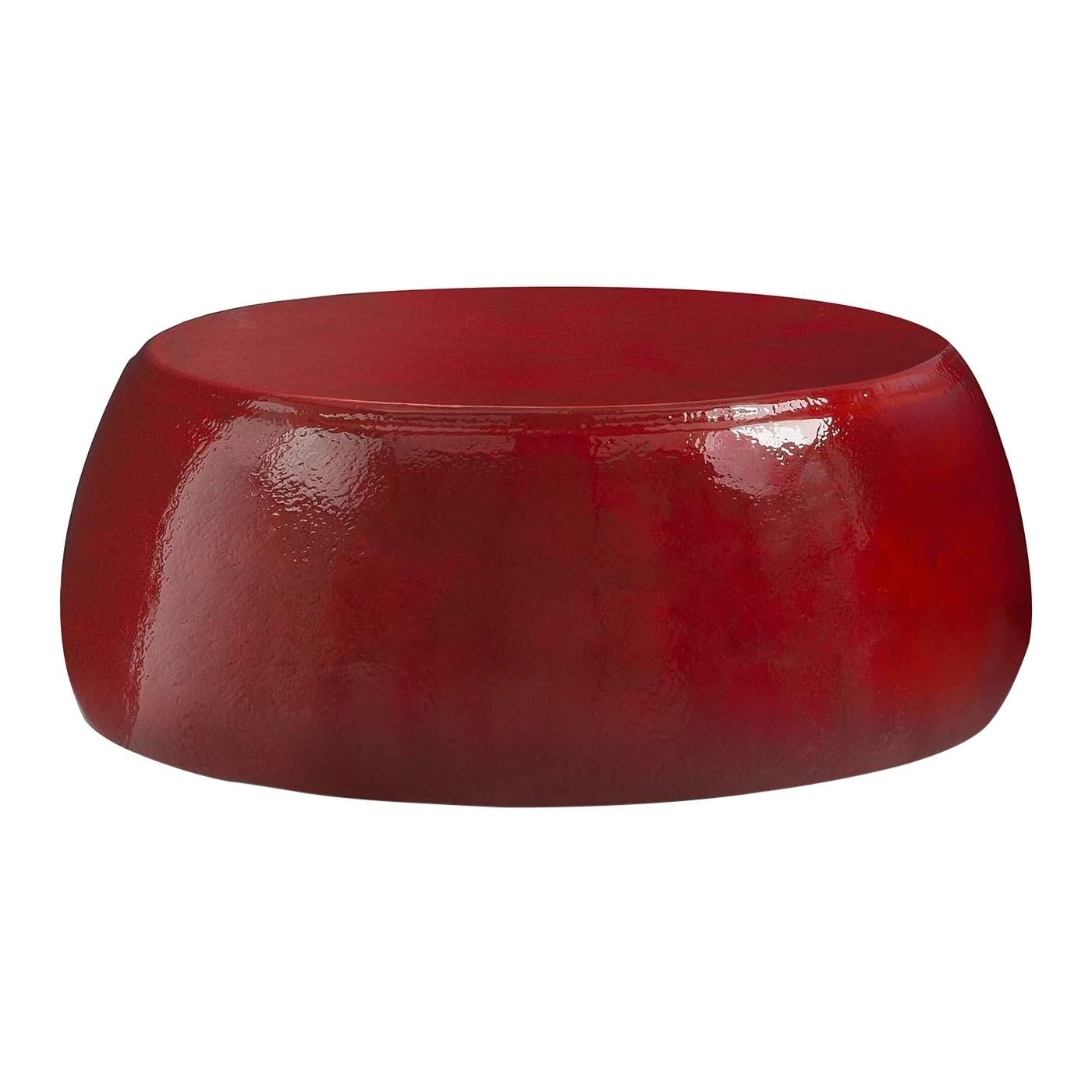 Incontro Large Cherry Pouf For Sale