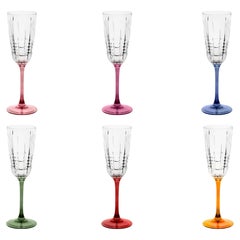 Incontro Set of 6 Champagne Flutes