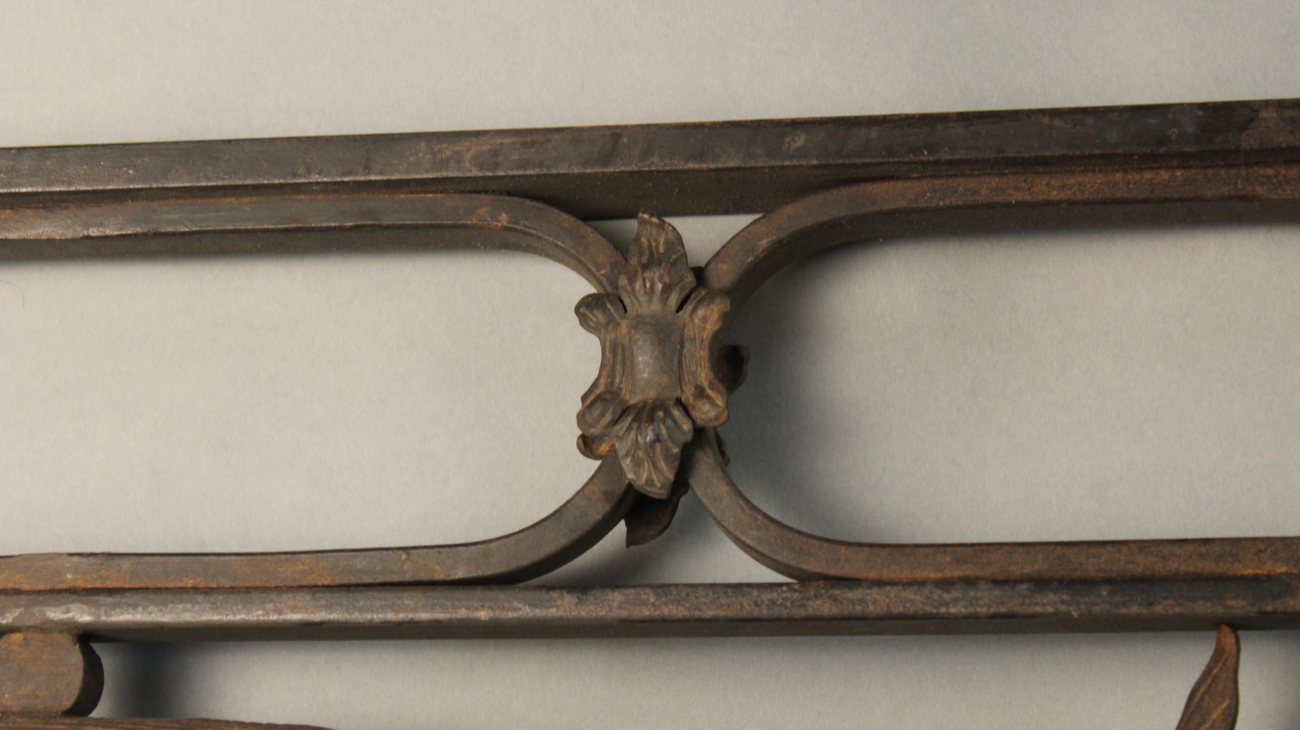 Incredible 1920s Wrought Iron Architectural Element In Good Condition For Sale In Pasadena, CA