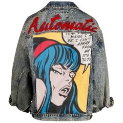 Incredible 1980s Vintage Comic Book Pop Art Acid Washed Denim Jean Jacket  at 1stDibs | pop art denim jacket, pop art jacket, pop art jean jacket