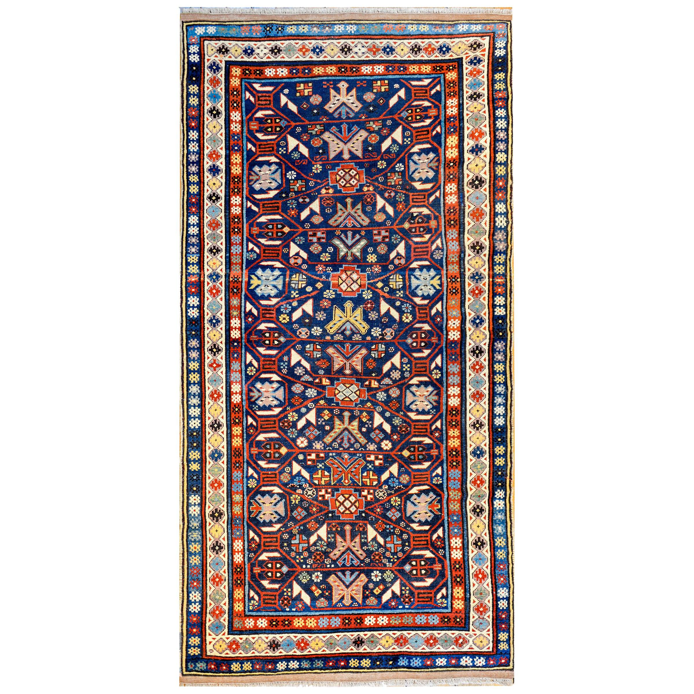 Incredible c 1900 Century Antique Derbend Rug For Sale