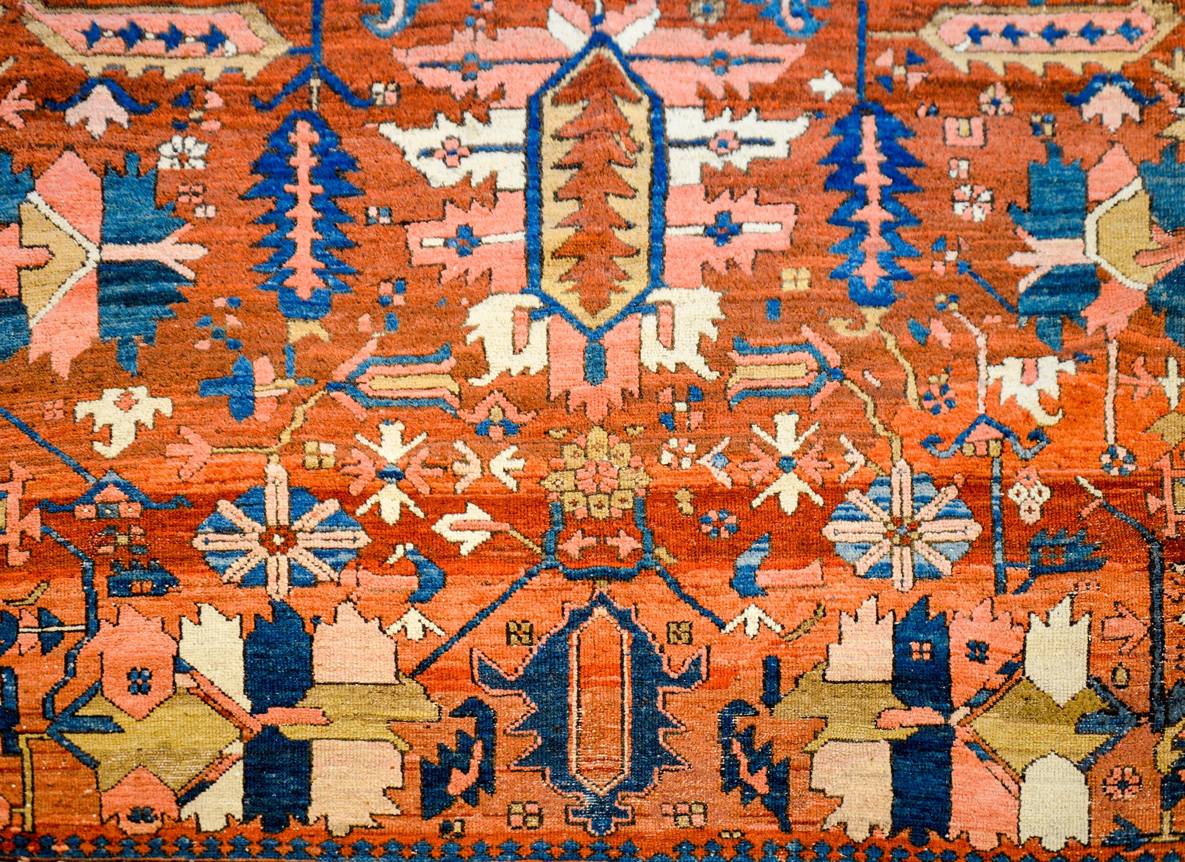 Incredible Late 19th Century Bakhshyesh Rug In Good Condition In Chicago, IL