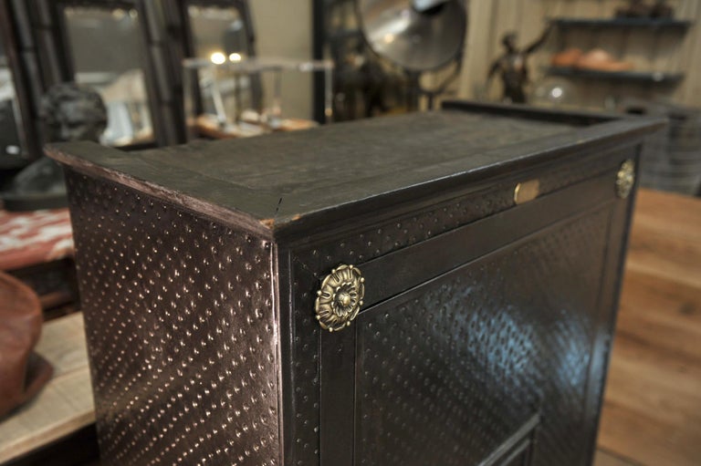Incredible 19th Century Iron Safe by Gangnebien, Paris at 1stDibs