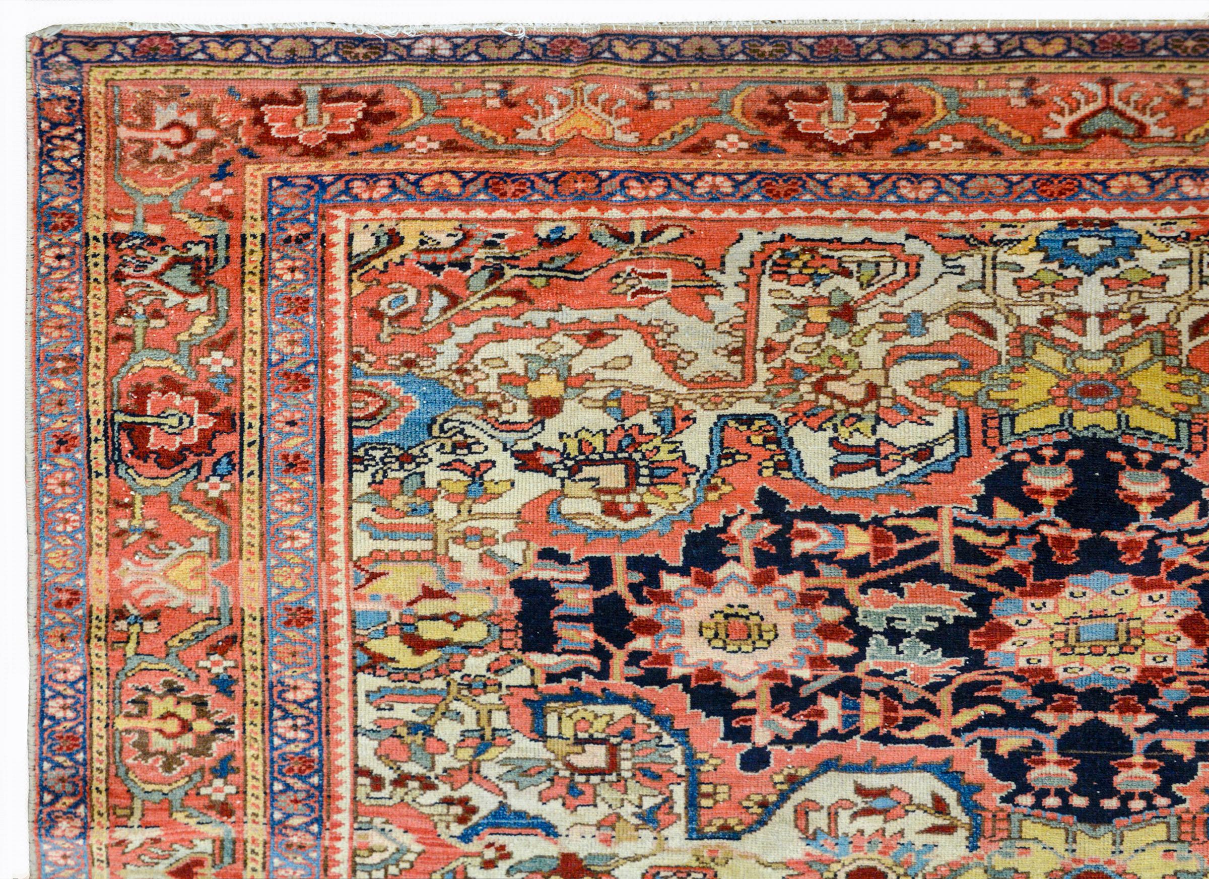 Incredible 19th Century Mission Malayer Rug For Sale 4