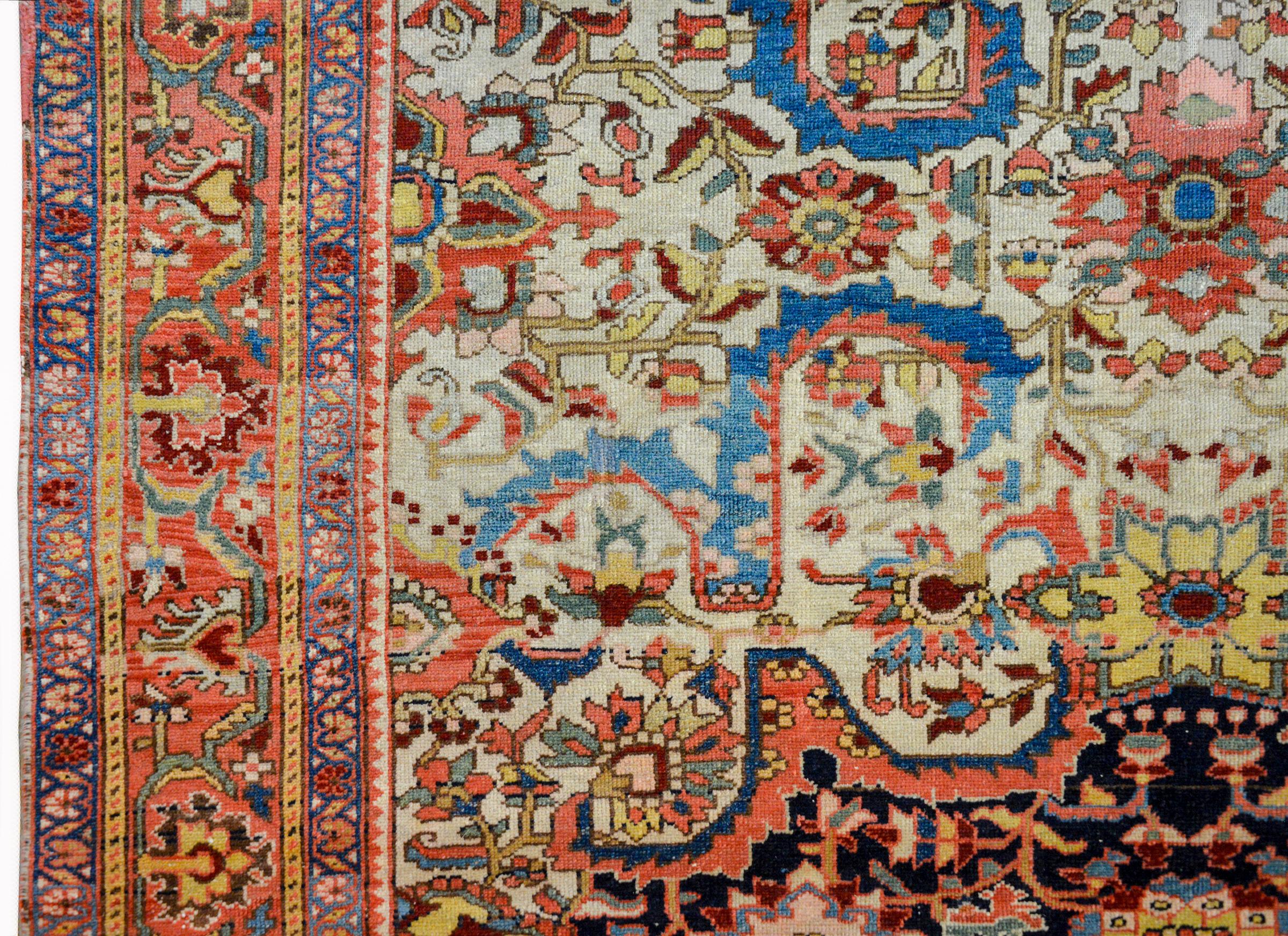 Incredible 19th Century Mission Malayer Rug For Sale 2