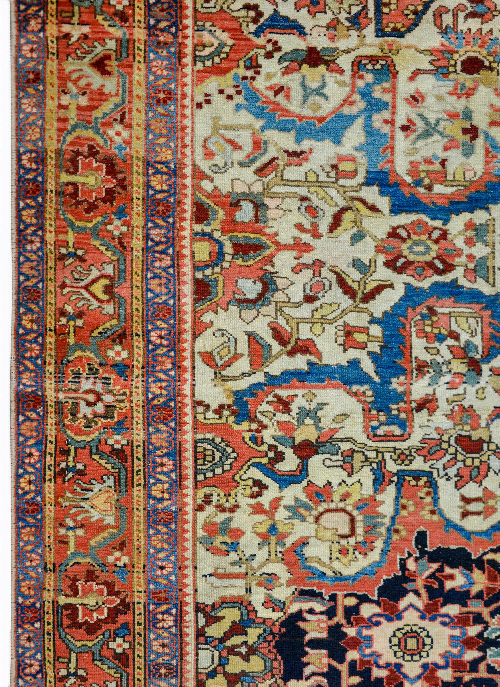 Incredible 19th Century Mission Malayer Rug For Sale 3