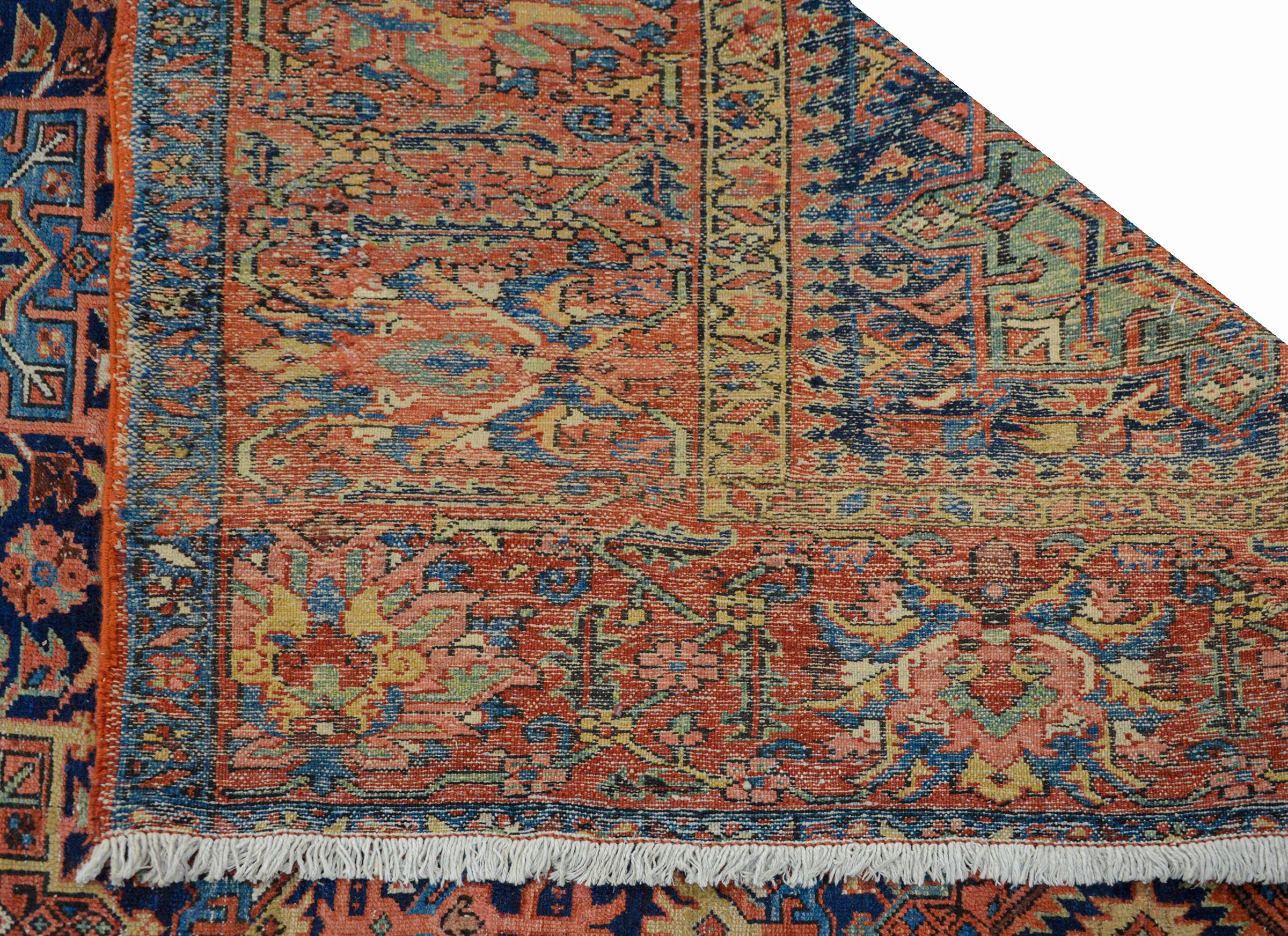 Unglaublicher Serapi-Teppich aus dem frühen 20 (Wolle) im Angebot