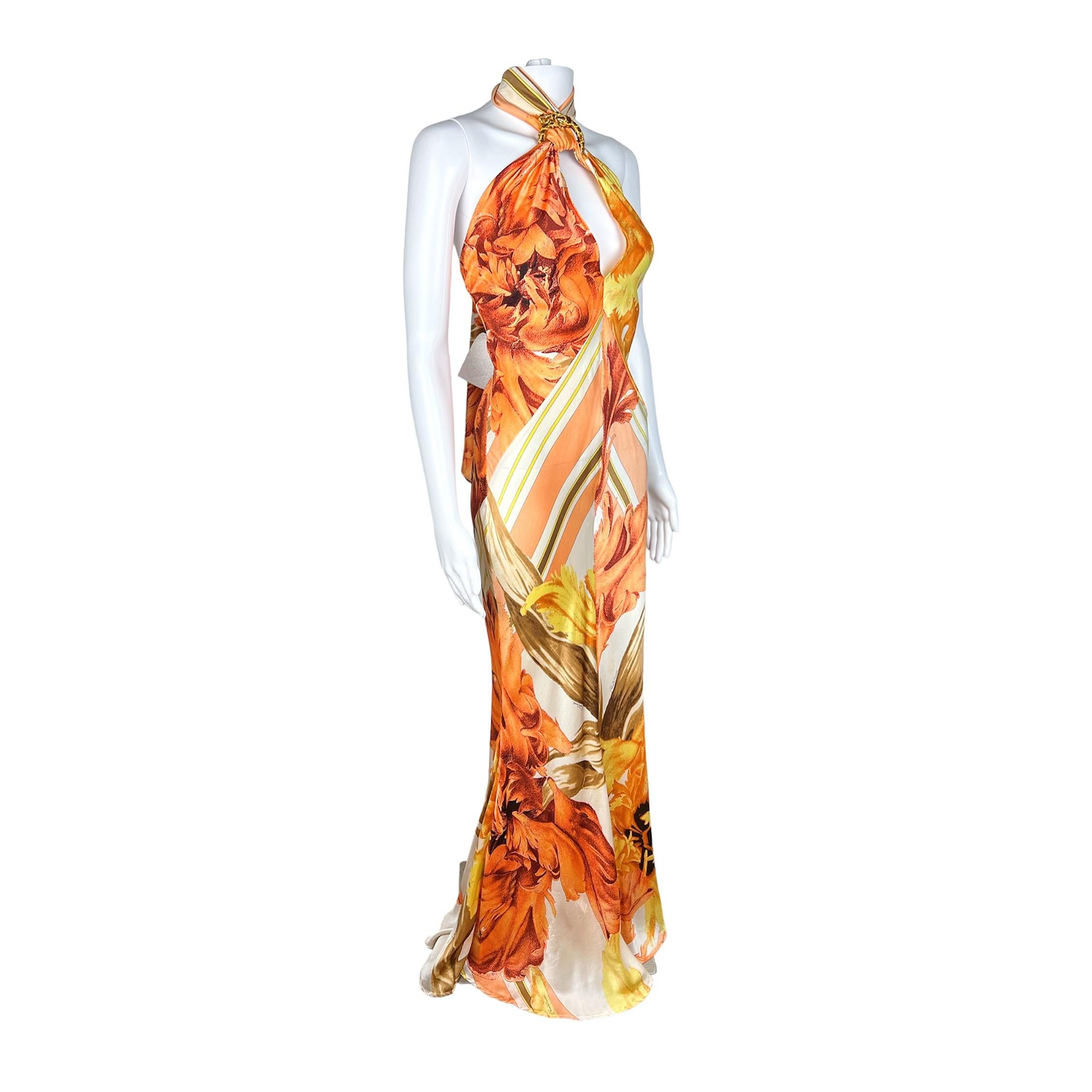 Incredible 2005 Roberto Cavalli Gown In Excellent Condition In Brooklyn, NY