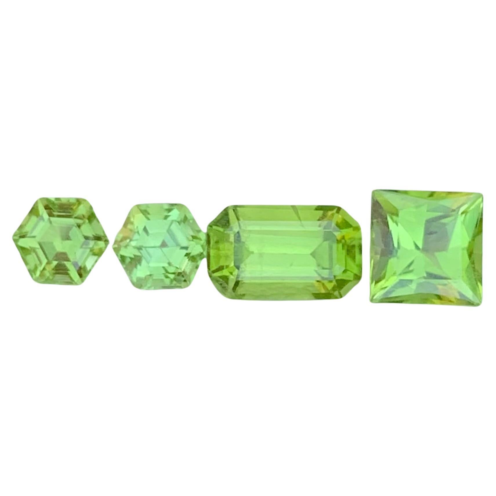 Incredible 4.05 Carat Natural Loose Peridot Lot For Jewellery Making
