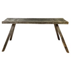 Incredible 6' Italian Rustic Console Table, 19th Century
