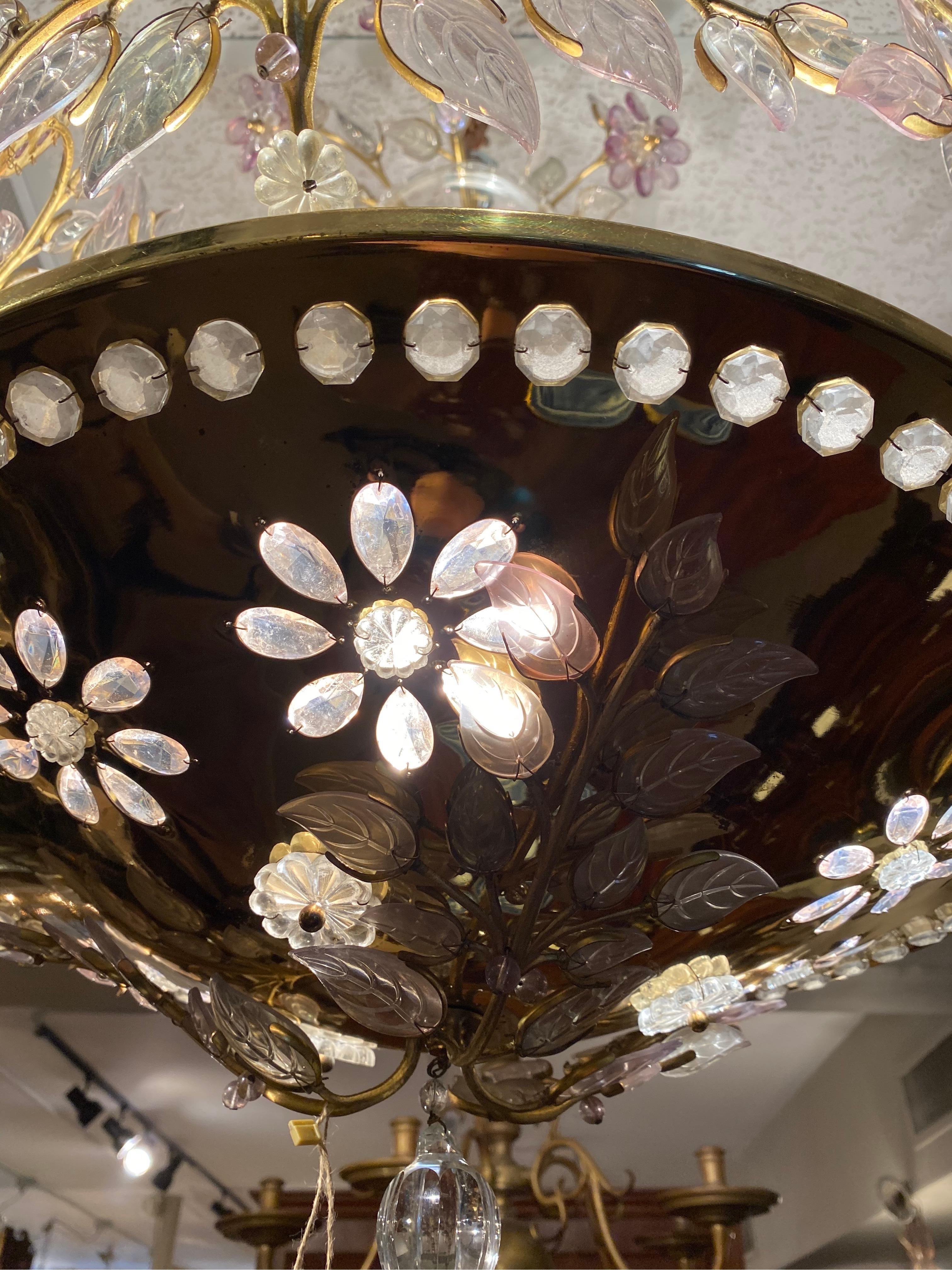 Incredibile lampadario francese a 6 luci del Medioevo di Maison Baguès, Parigi in vendita 12