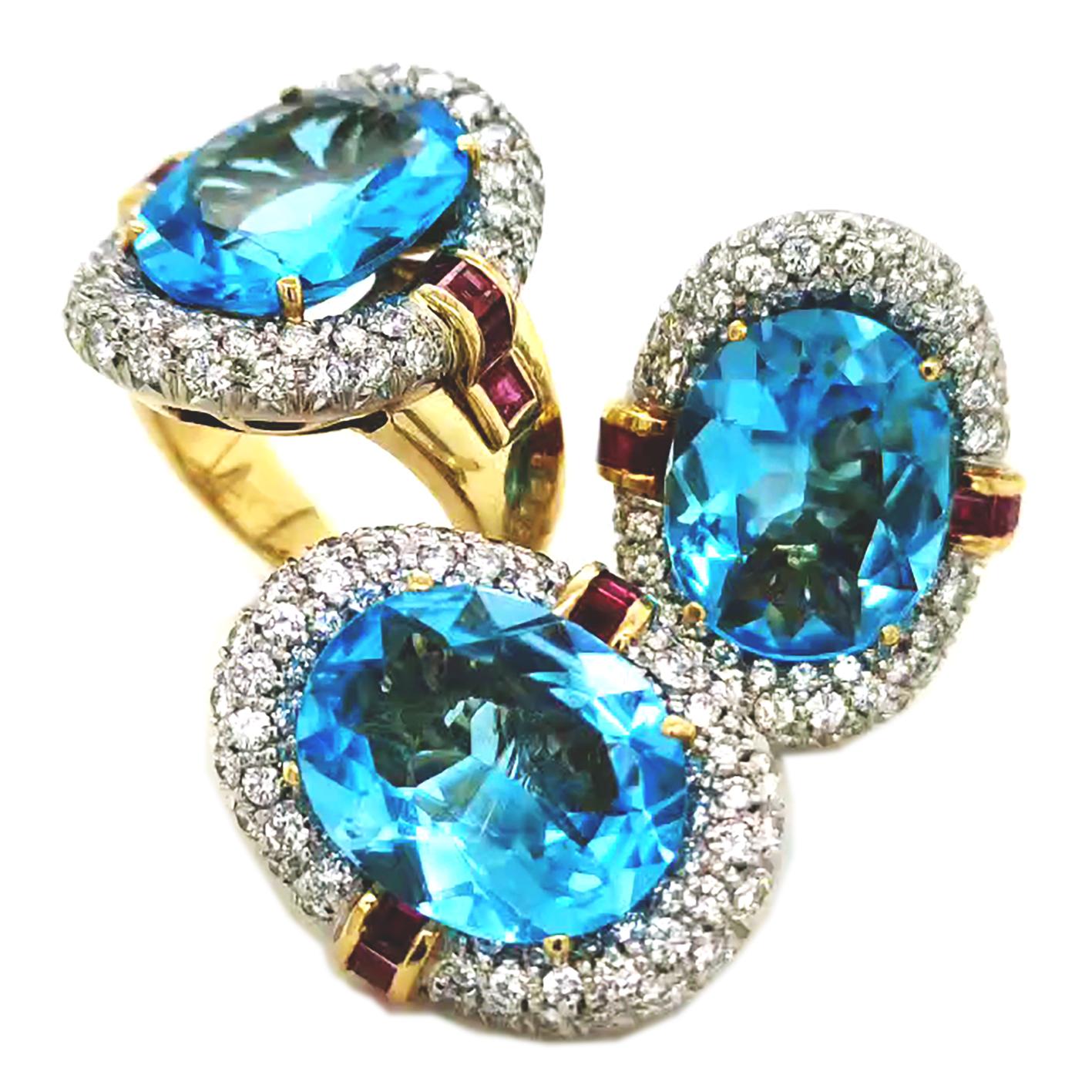 The post-war economic boom encouraged a return to precious jewels adorned with gems, mainly diamonds, whose reputation as the most prestigious stones reigned supreme. While still tied to the Parisian tradition, fine jewelry featured more sinuous