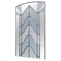 Incredible Art Deco Mirror, 1920, French, Iron and Mirrror