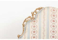 Incredible Asymmetric Pair of Hollywood Regency Arm Chairs