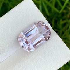Incredible Baby Pink Loose Kunzite Gemstone 6.75 Carats High Quality