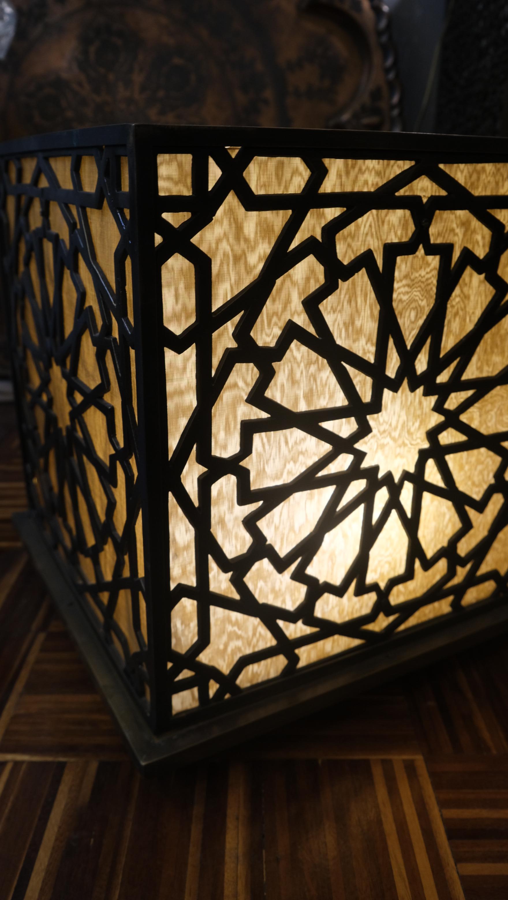 Turkish Incredible bronze floor lamp master craftsmanship by Palena Furniture For Sale
