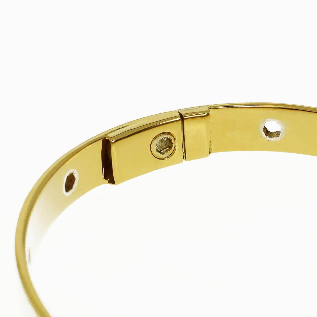 Unglaubliches Cartier Love Series Armreif-Armband im Zustand „Hervorragend“ im Angebot in Feasterville, PA