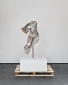 Incredible Catalan Life Size Stone Female Torso With Provenance