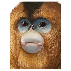 Incredible Collection of 3 Meticulously Detailed Watercolors of Monkeys