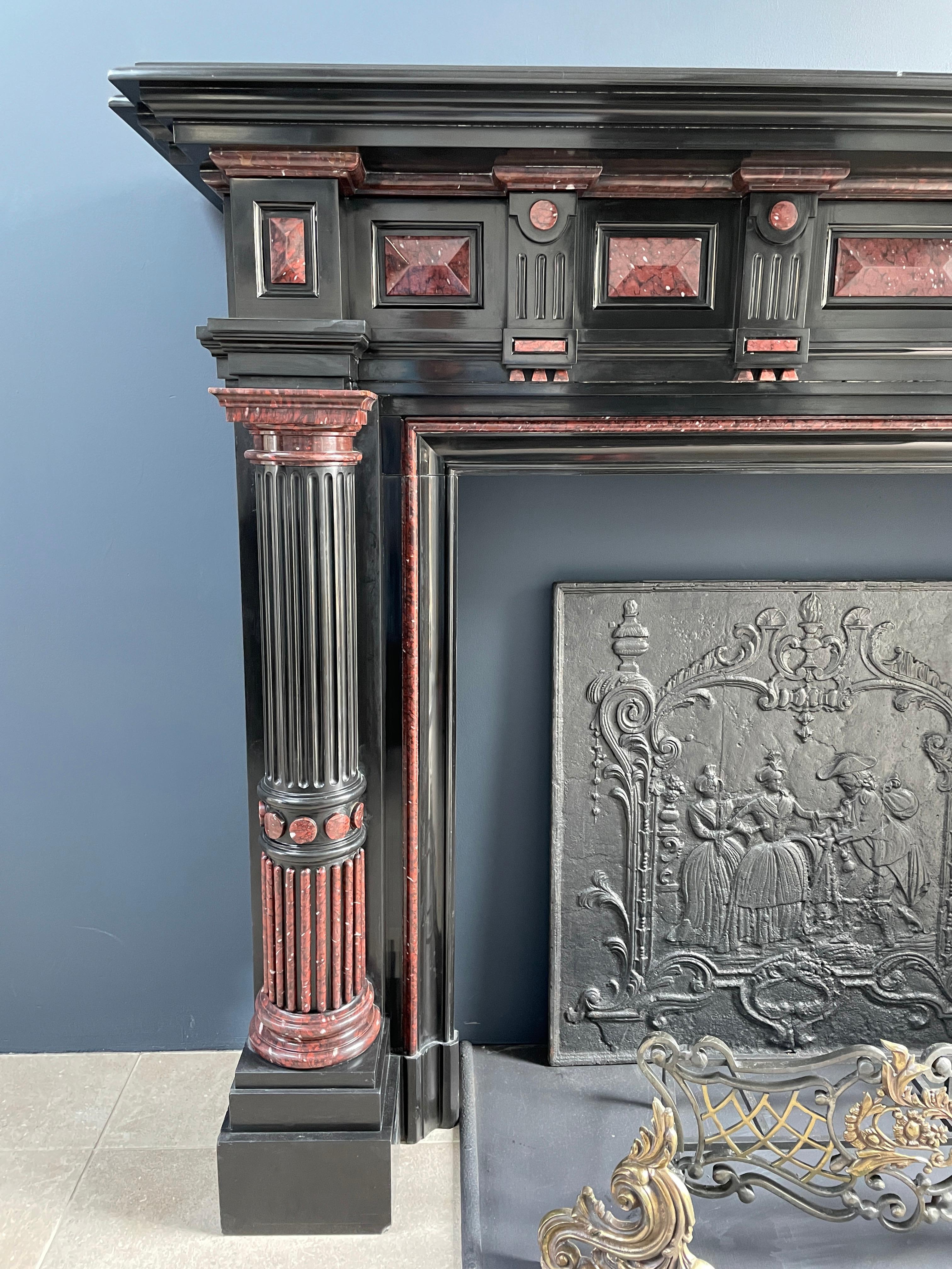 ornate fireplace