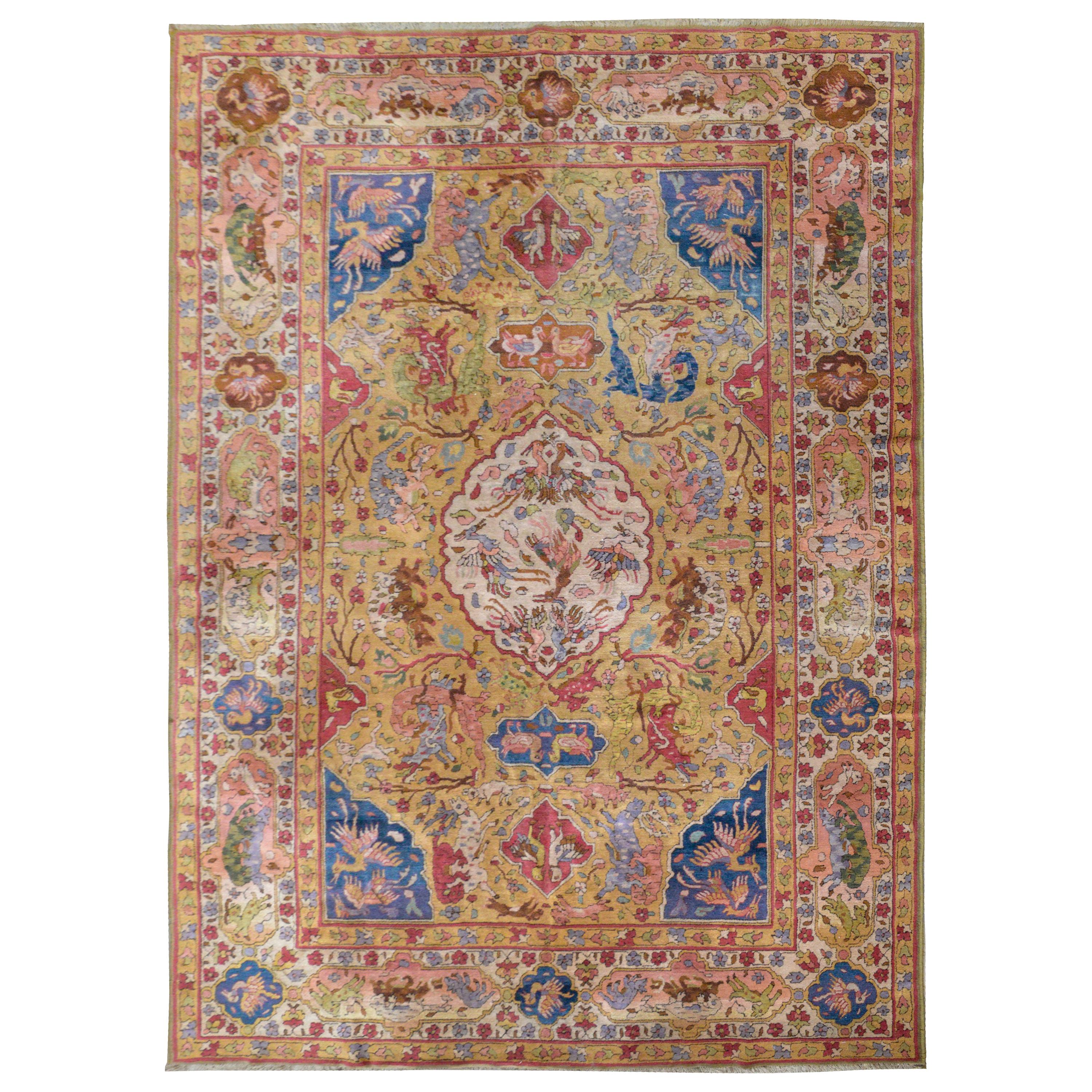 Incredible Early 20th Century German Tetex Rug