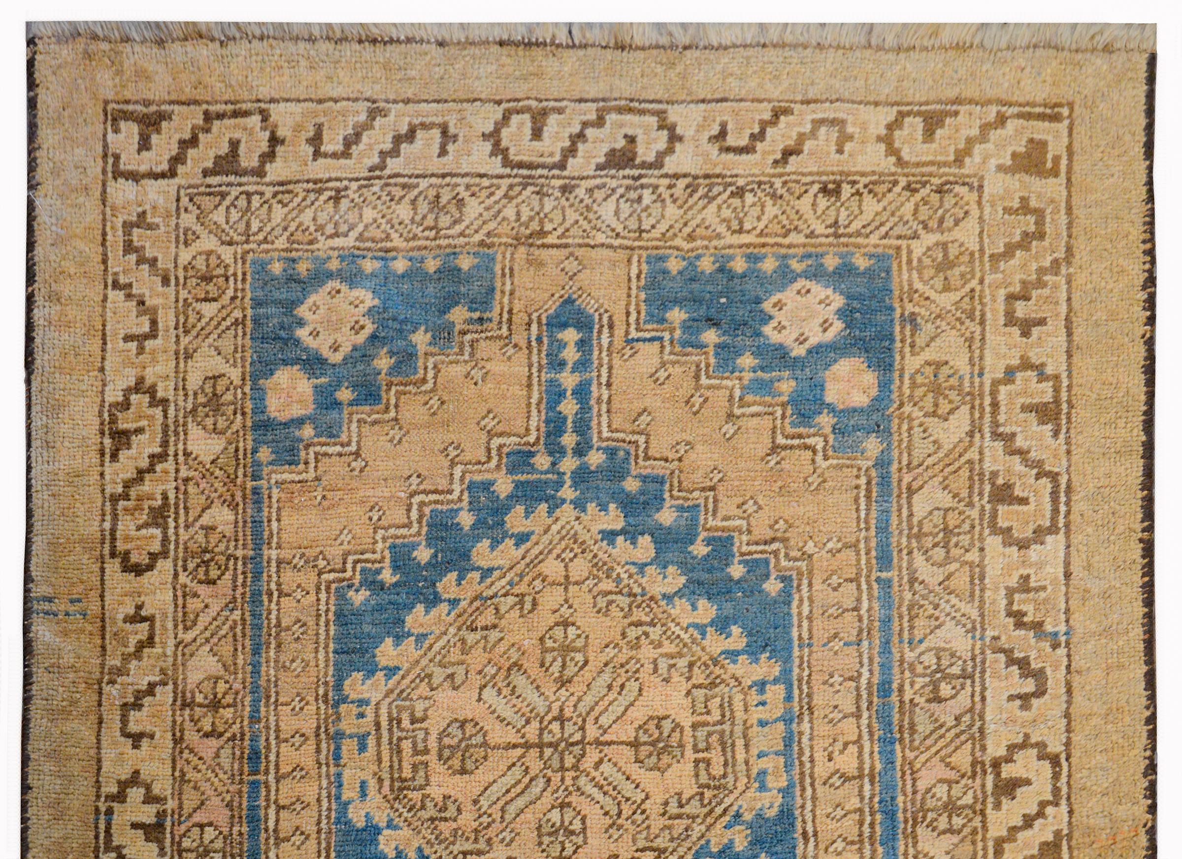 Wool Incredible Early 20th Century NW Persian Runner For Sale