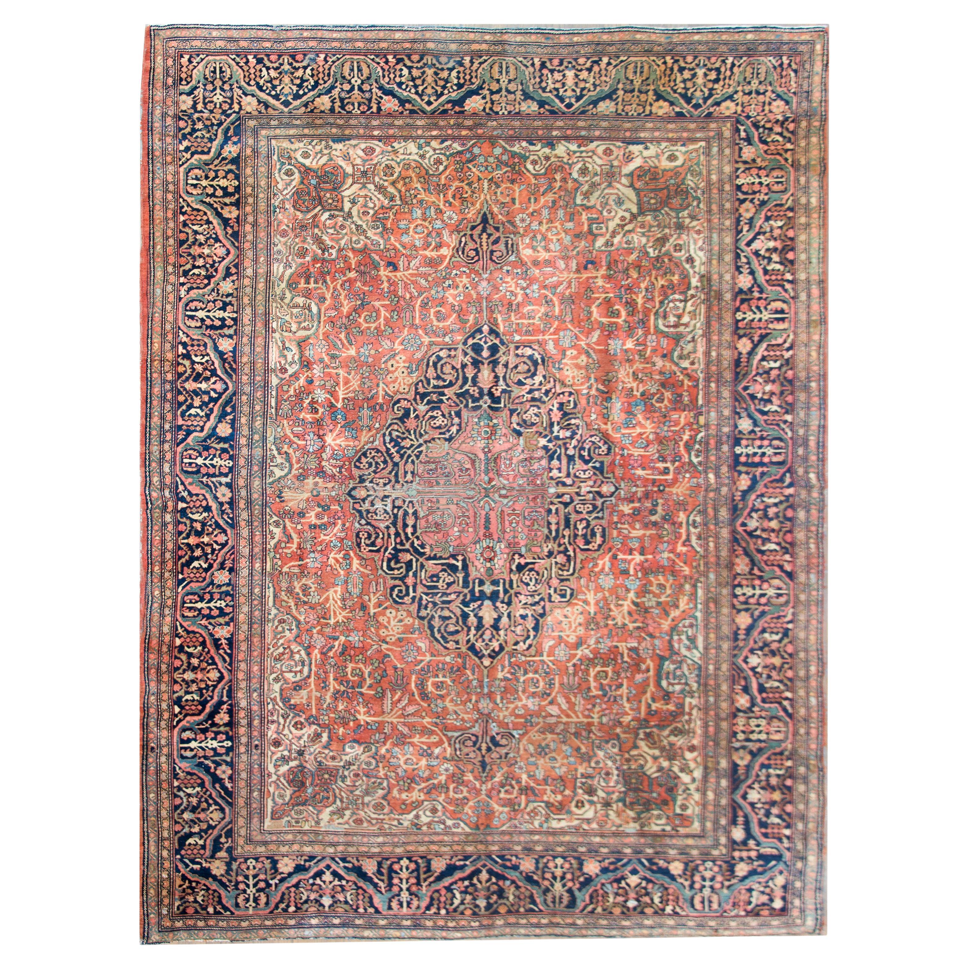 Incredible Early 20th Century Persian Sarouk Rug For Sale