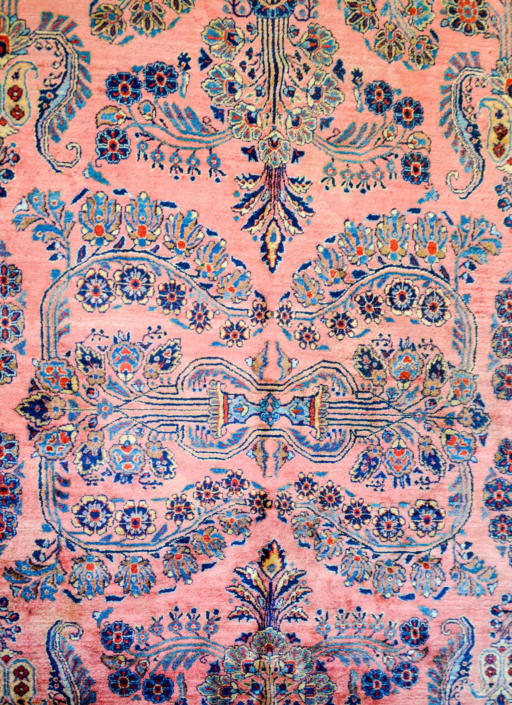 Sarouk Farahan Incredible Early 20th Century Sarouk Rug