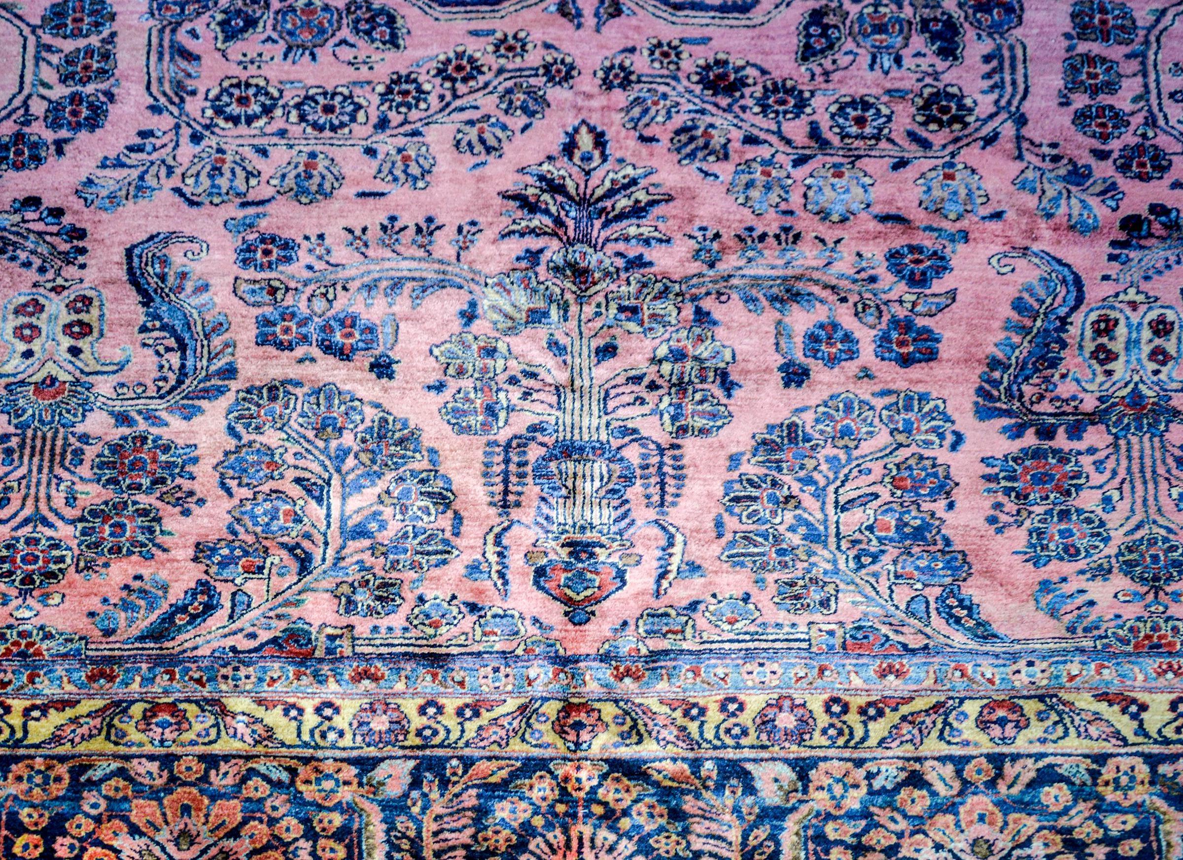 Persian Incredible Early 20th Century Sarouk Rug