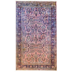 Antique Incredible Early 20th Century Sarouk Rug