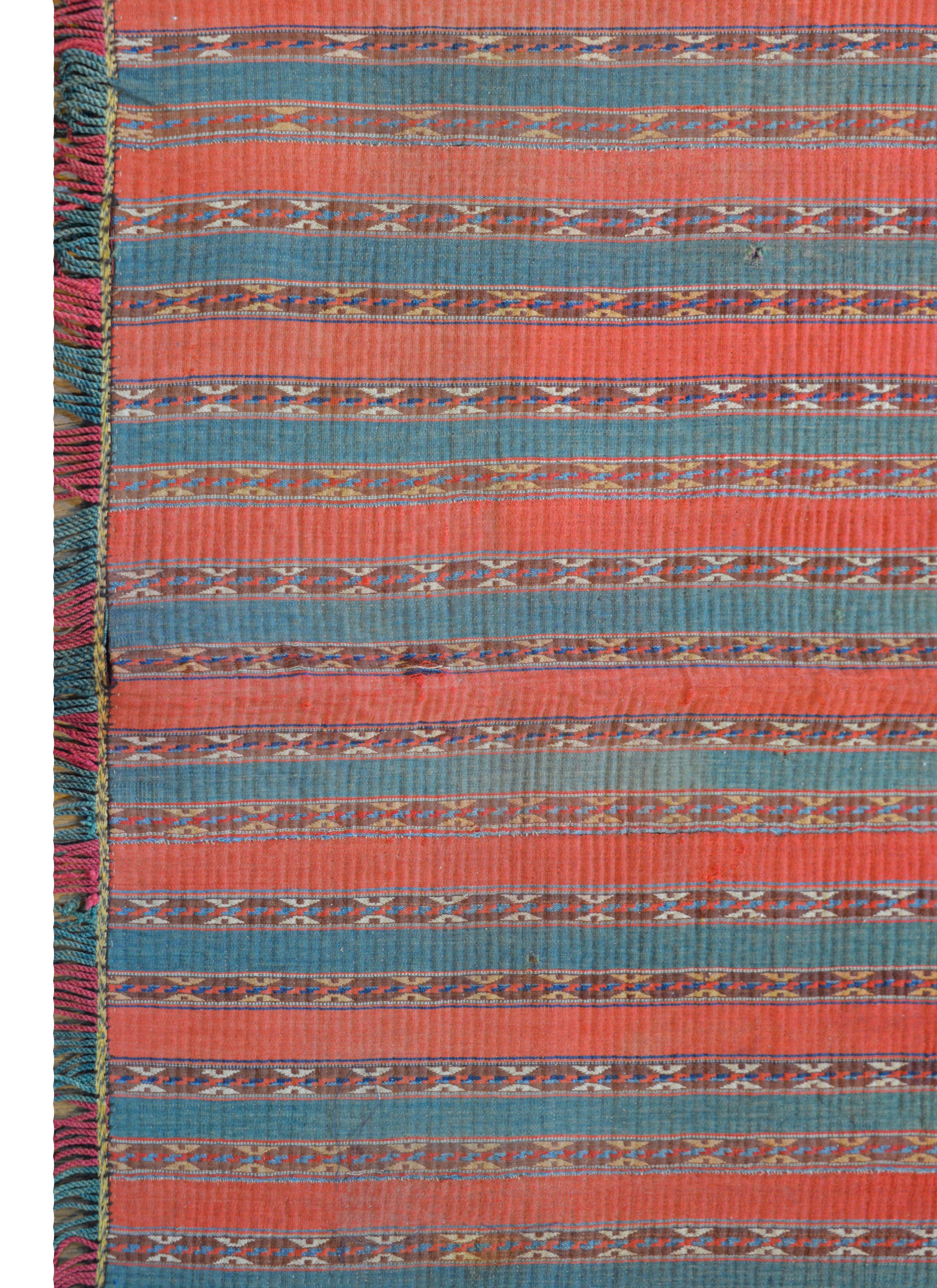 Vegetable Dyed Incredible Early 20th Century Shahsevan Horse Blanket For Sale