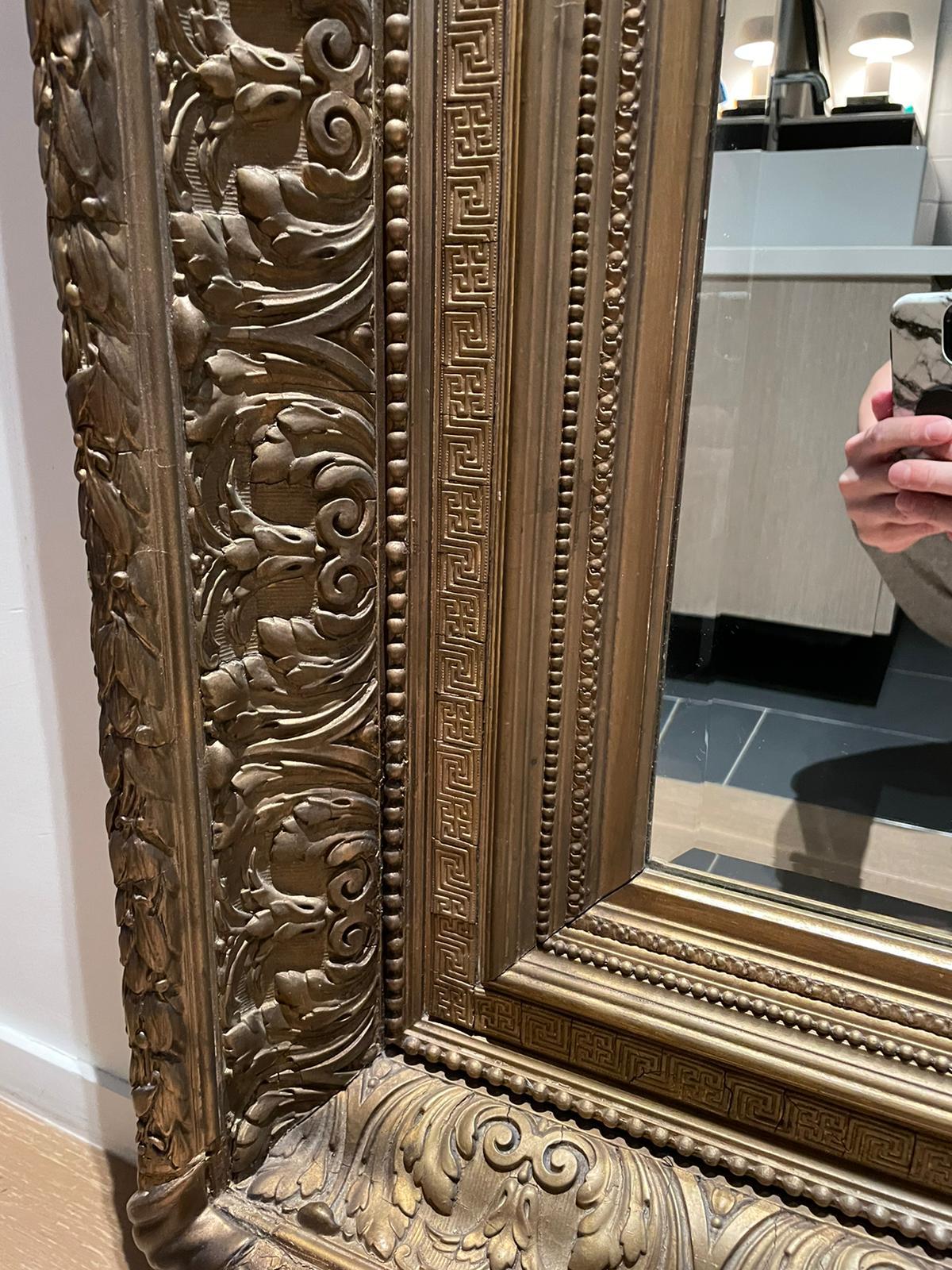 Incredible European Extra Large Frame 'Mirror' circa 1900 2