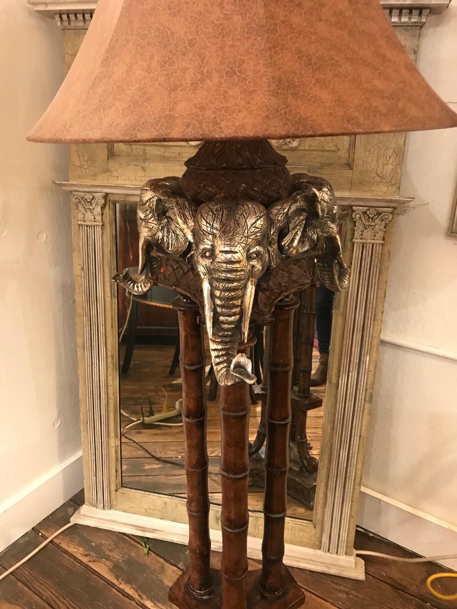 elephant floor lamp