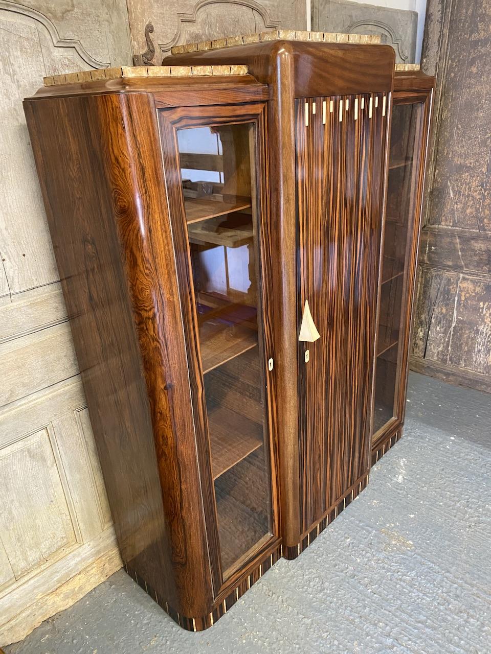 Incredible French Art Deco Cabinet  For Sale 5