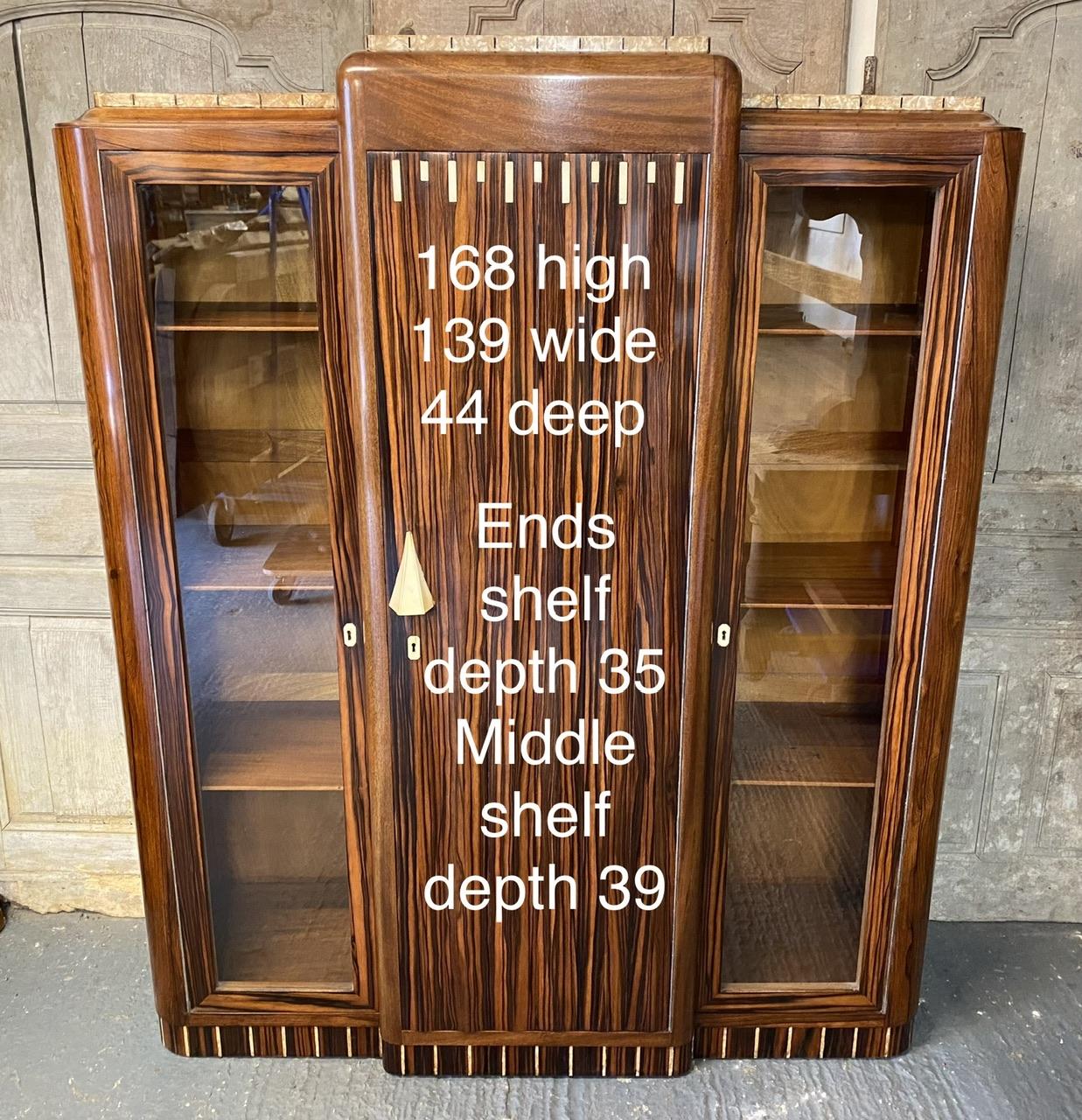Incredible French Art Deco Cabinet  For Sale 8