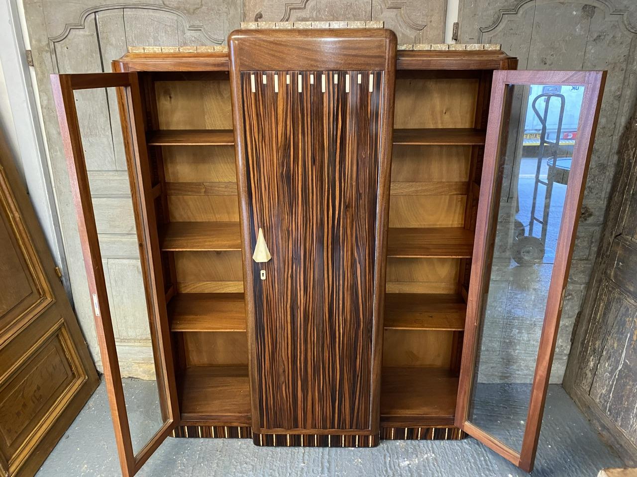 Incredible French Art Deco Cabinet  For Sale 2