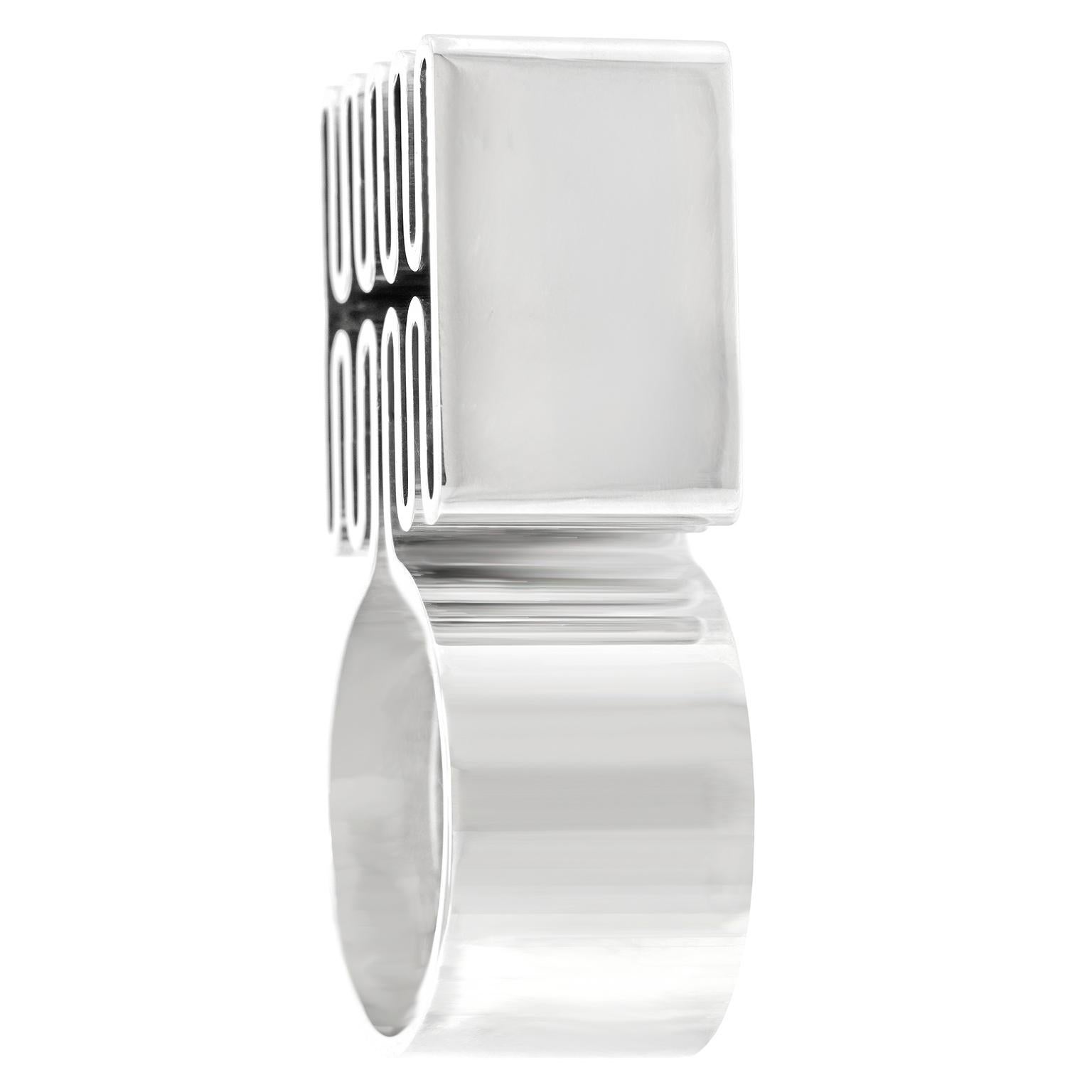 Unglaublicher Günter Wyss Modernist Ring (Modernistisch) im Angebot