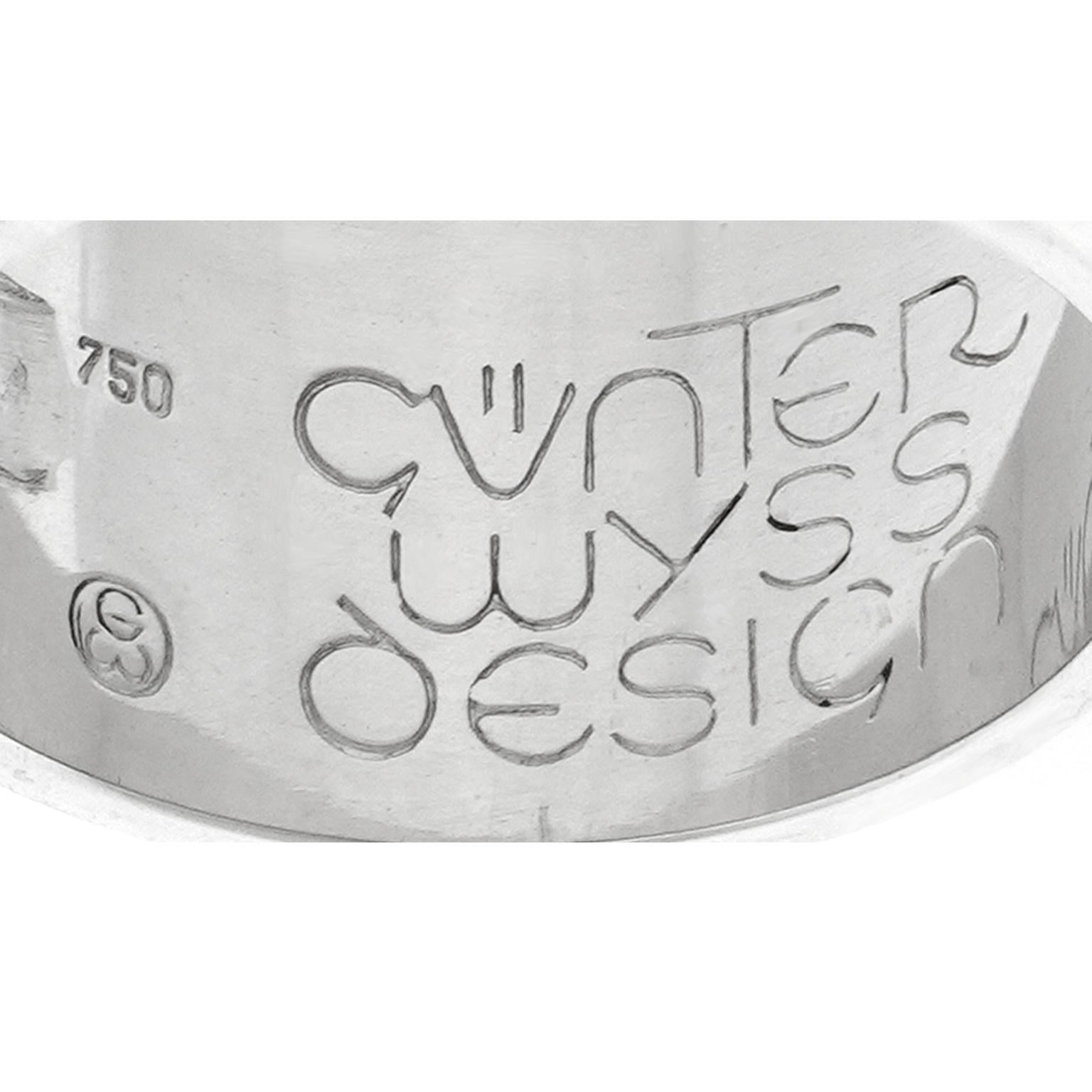 Unglaublicher Günter Wyss Modernist Ring für Damen oder Herren im Angebot