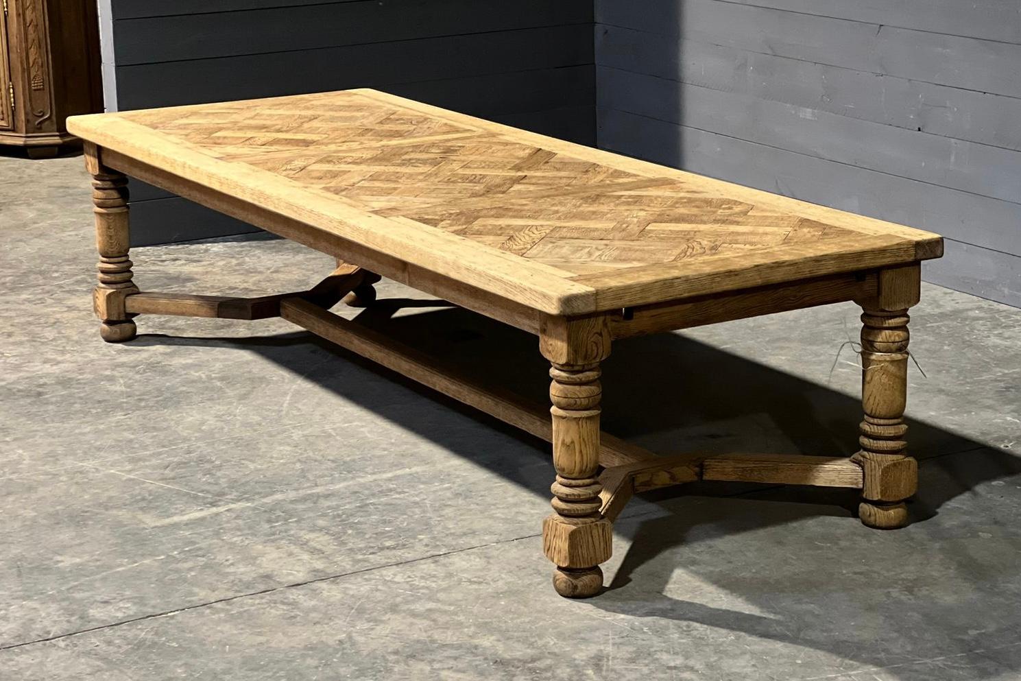 Incredible Huge French Farmhouse Dining Table  In Good Condition For Sale In Seaford, GB