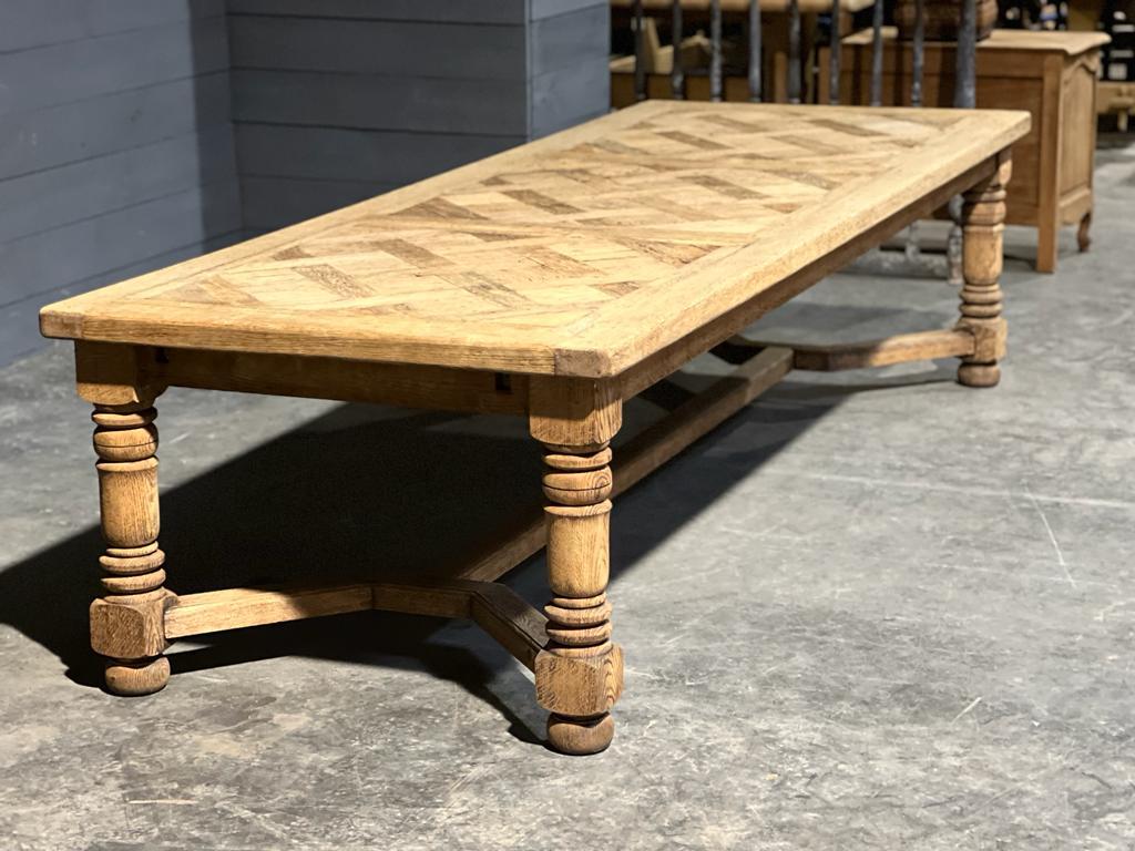 Incredible Huge French Farmhouse Dining Table  For Sale 1