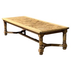 Incredible Huge French Farmhouse Dining Table 