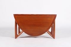Incredible Niels Koefoed Danish Design Mid Century Drop Leaf Dining Table