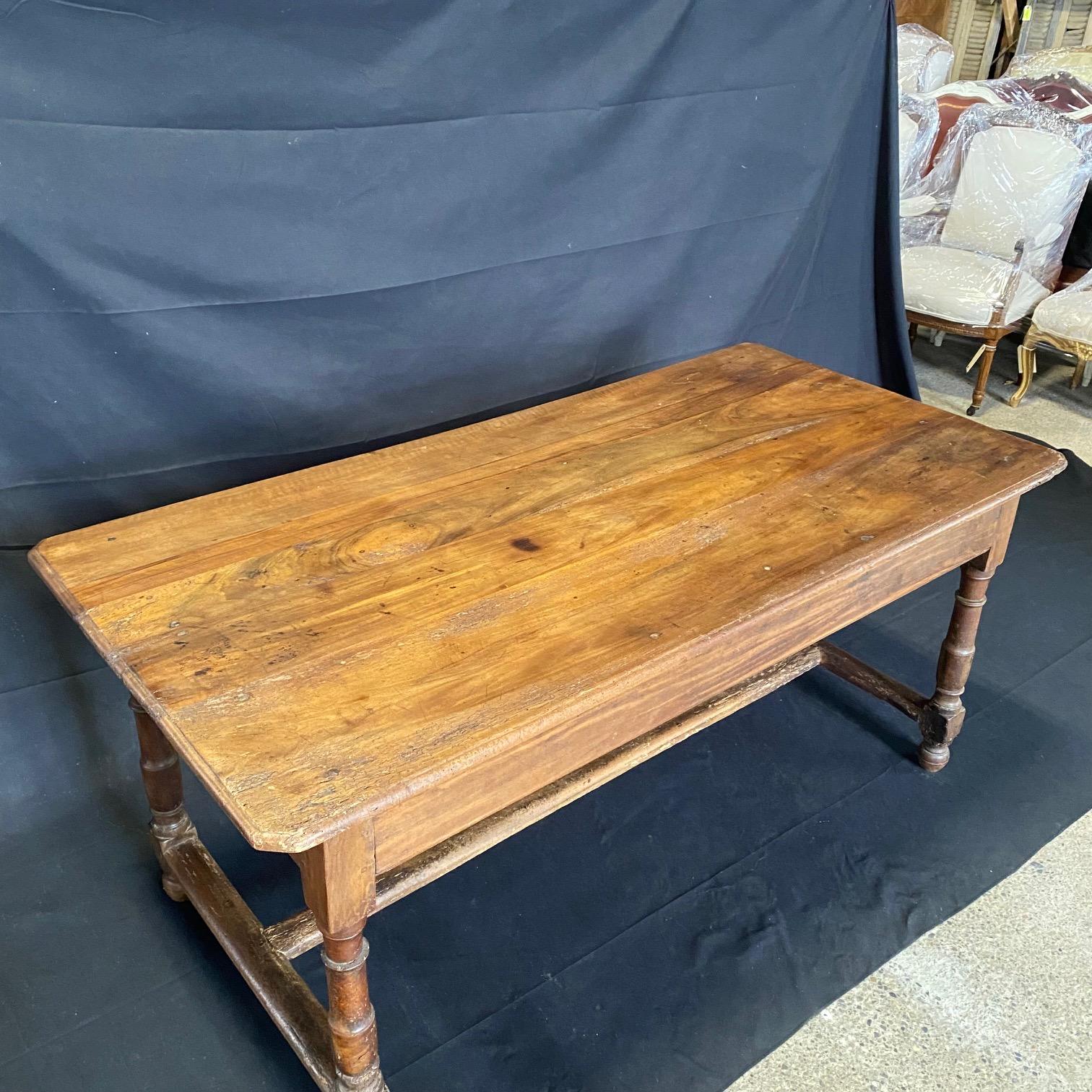 Incredible Late 18th Century French Provincial Country Farmhouse Dining Table 7