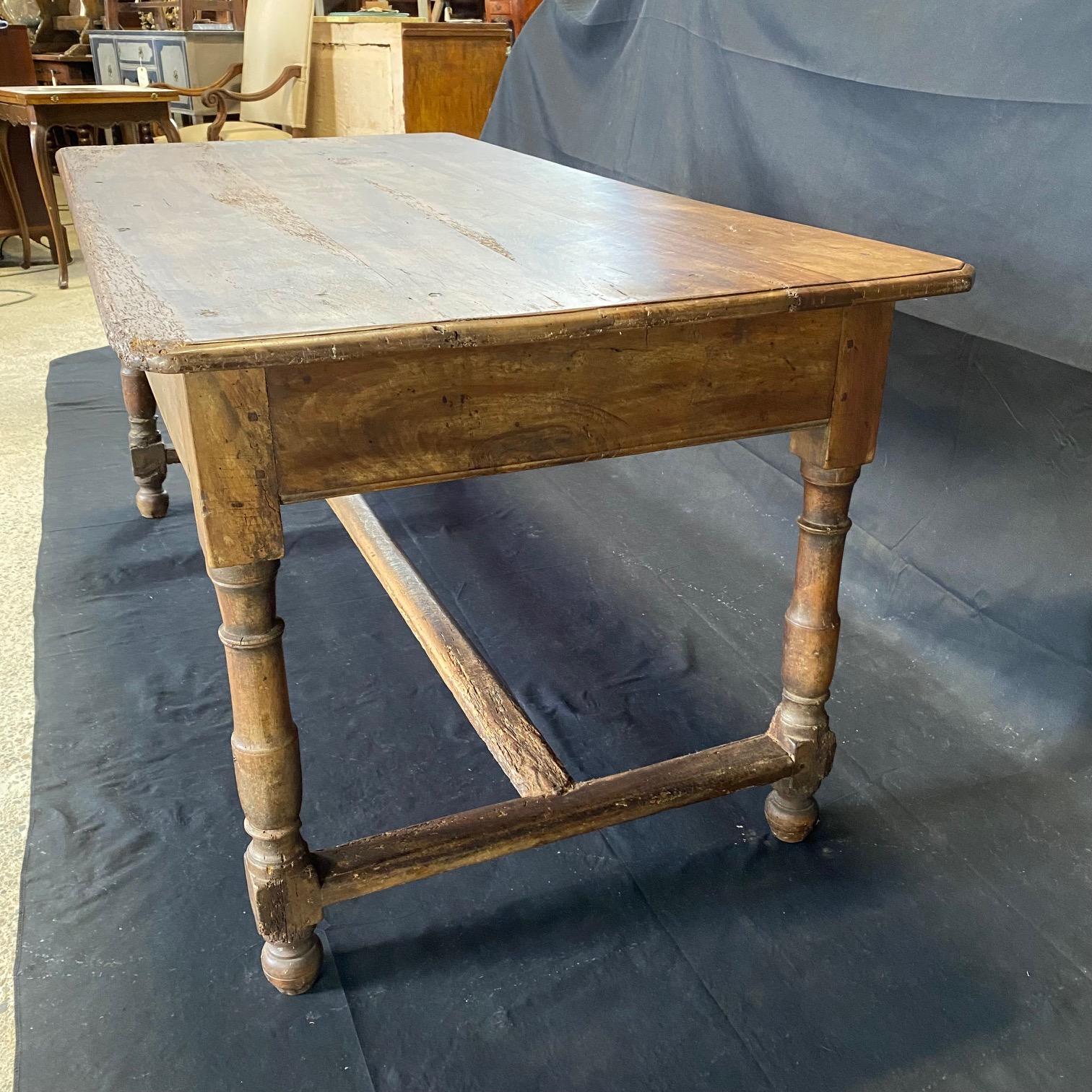 Incredible Late 18th Century French Provincial Country Farmhouse Dining Table In Good Condition In Hopewell, NJ