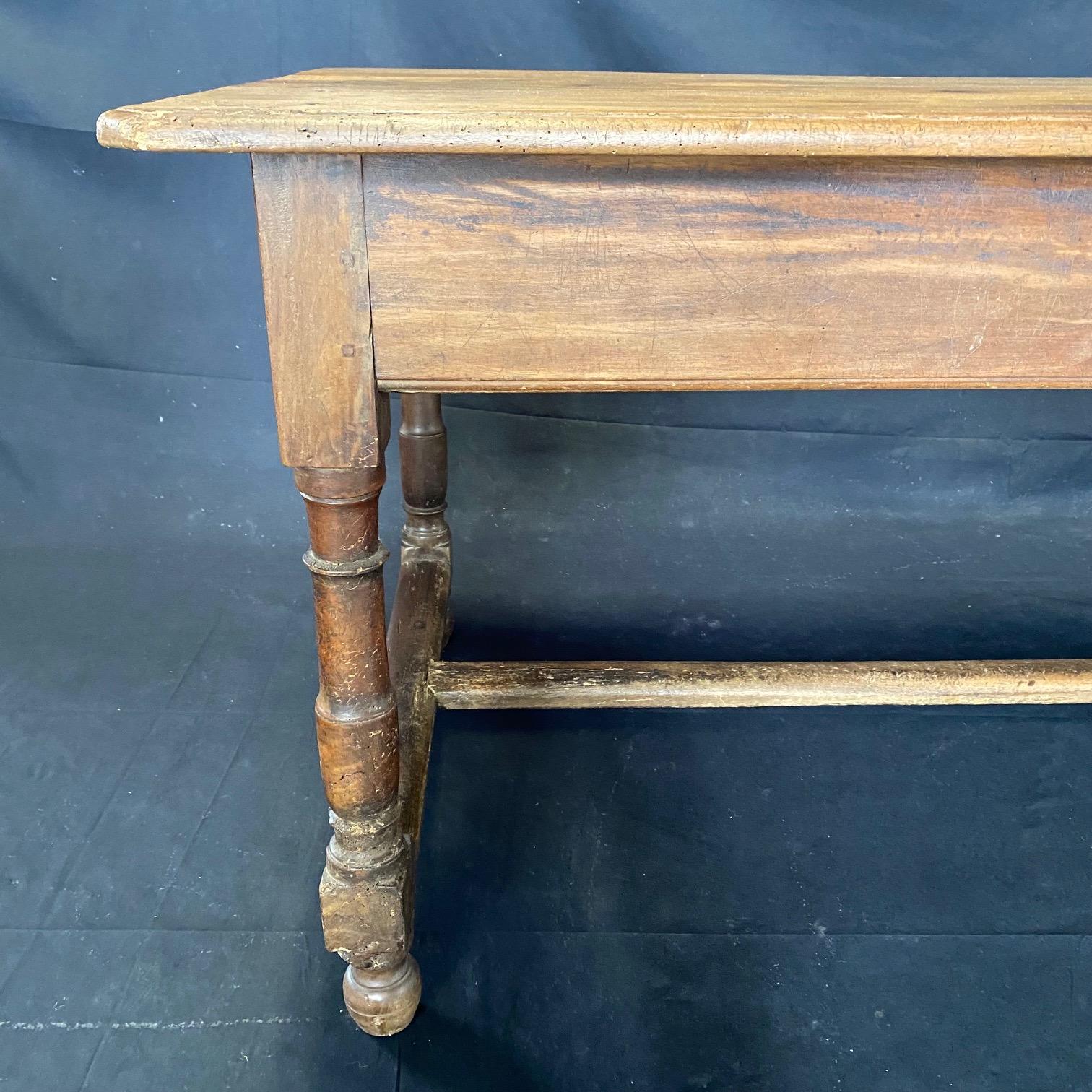 Incredible Late 18th Century French Provincial Country Farmhouse Dining Table 1