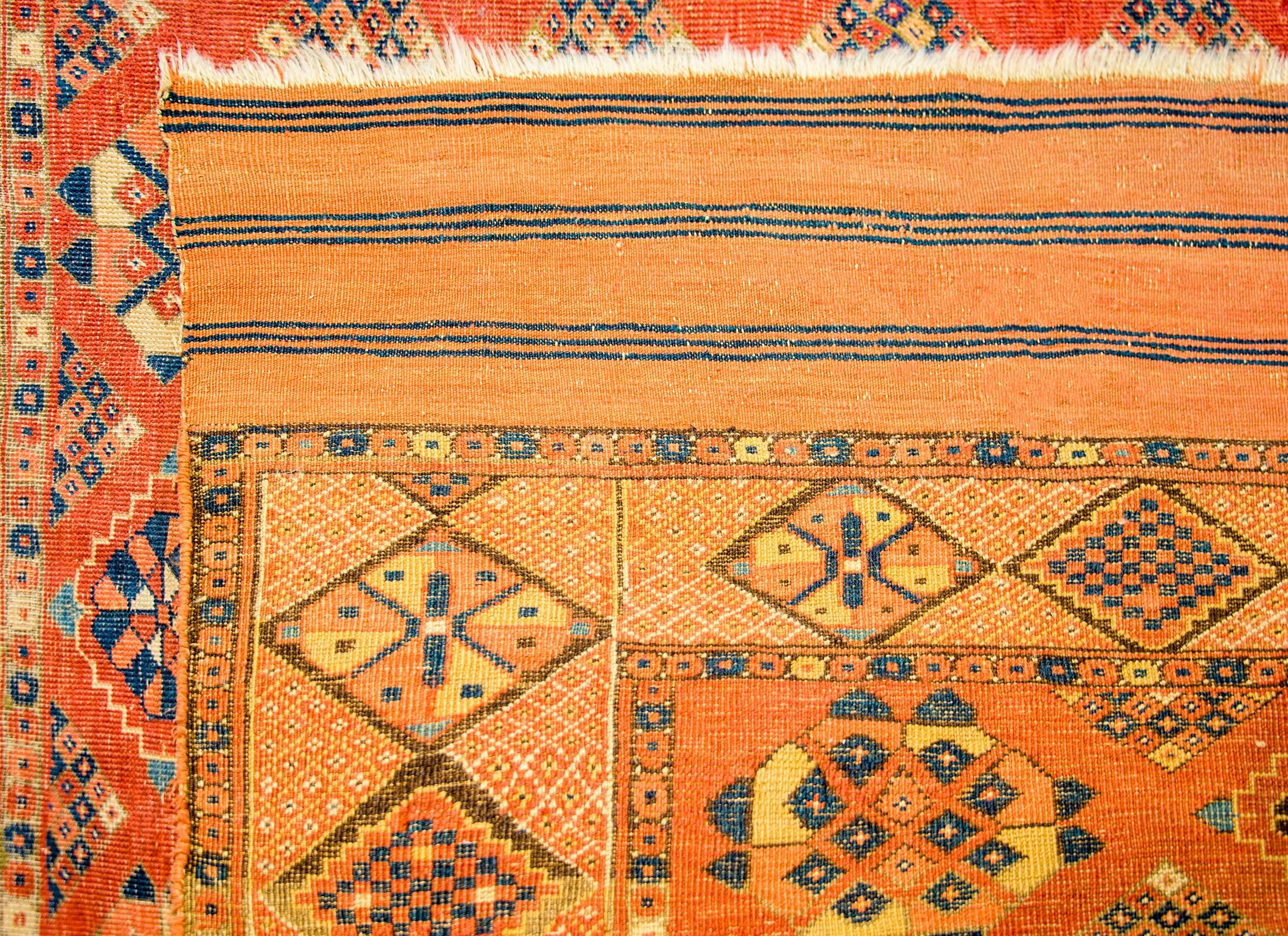 Incredible Late 19th Century Bashir Rug In Good Condition For Sale In Chicago, IL
