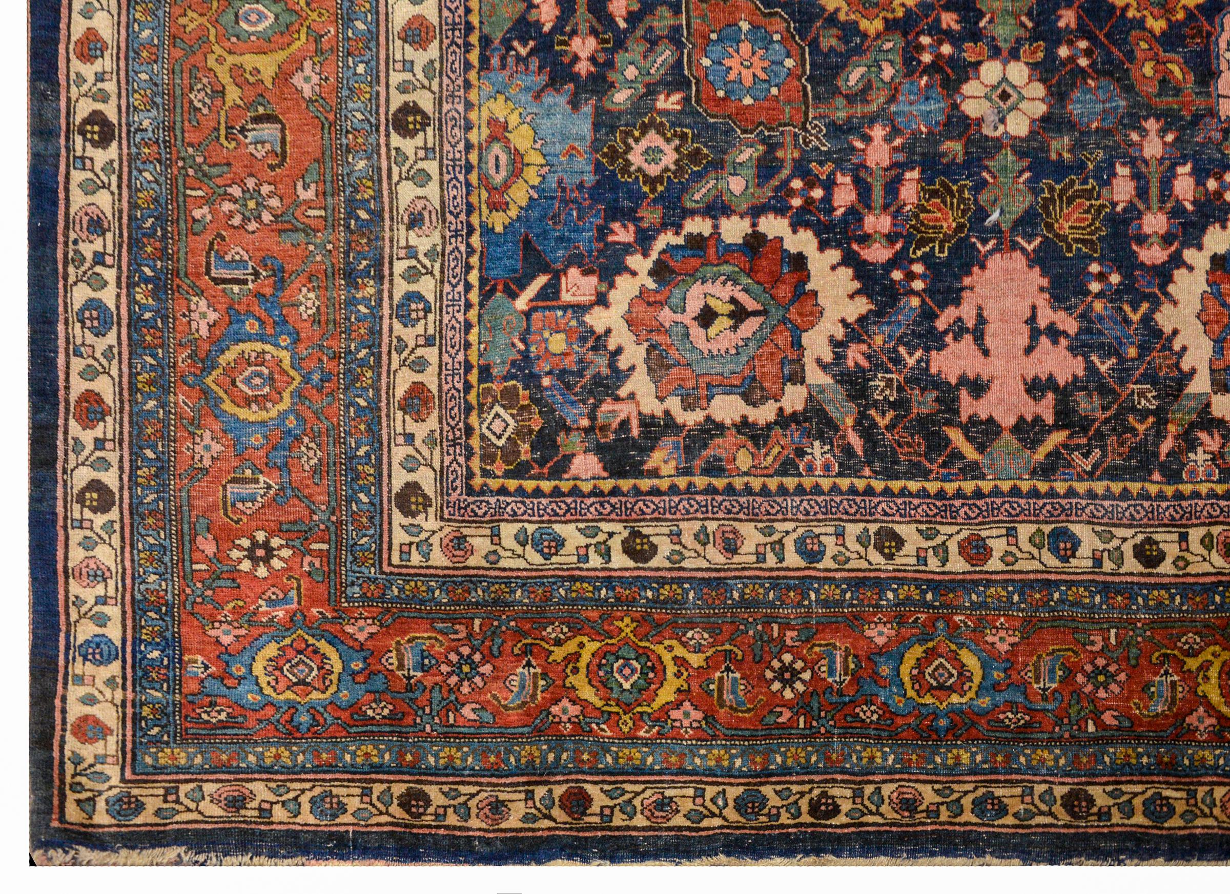 Incroyable tapis palatial Bidjar de la fin du 19e siècle en vente 2